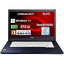 ノートパソコン　富士通LIFEBOOK A577/T 富士通 A577/T（Corei3-7130U 2.70GHz/8GB/SSD128GB）☆決算セール
