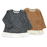 【アウトレット】 dolcina レイヤード風トレーナー (80～130cm) キムラタンの子供服 ベージュ 95 ( 33347x33547-154 )