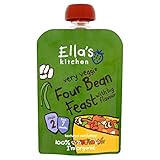Ella's Kitchen Organic Hugely Hearty Four Bean Feast with Big Flavour 7mth+ (130g) エラのキッチンビッグ風味7Mth 