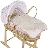 Bizzi Growin Tick Tock Moses Basket by Bizzi Growin