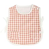 今治タオル ベビーポンチョ bengara akane (チェック)