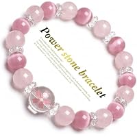 Amazon.co.jp: [京珠堂] 桜彫り 水晶 パワーストーン 天然石