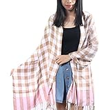 MyKazoe Maternity Breastfeeding Nursing Scarf Wrap (Beige Plaid) by MyKazoe