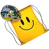 J@G ヘルメット こども用 自転車 ナップサック付き 超軽量 子供 可愛い ２サイズ (H-Sｻｲｽﾞ ｲｴﾛｰ)