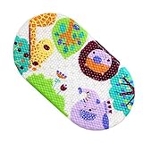 スプリングKids非スリップ吸引PVCバスマット安全バスマット69 x 39 cmラウンドPlant DCT50008B