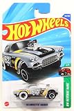 HW 2025 ＃182 1962 シボレー コルベット ギャッサー グレー [並行輸入品]