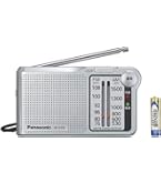 Amazon.co.jp: Panasonic FM/AM 2バンド通勤ラジオ シルバー RF-NA17A