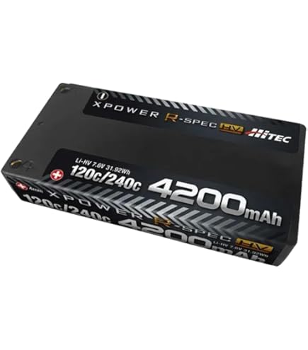 Amazon.co.jp: ヨコモHV Li-po バッテリー 4200mAh/7.6V 100C