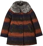 《春秋冬対応》SCHNEE(スネー) 衿ファー取り外しロングコート 110cm/オレンジ NO.F-661385