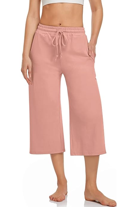 DIBAOLONG Womens Capri Pants Loose Yoga 