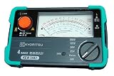 共立電気計器 (KYORITSU) キューメグ 4レンジ絶縁抵抗計 (25V/50V/125V/250V) model.3442