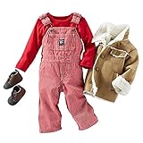 (オシュコシュ)OSH KOSH ヒッコリー赤ストライプ デニムオーバーオール 【並行輸入品】 (3M/60cm)