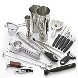 (12-Piece Deluxe, Stainless) - Barfly M37102 12-Piece Deluxe Cocktail Set, Stainless