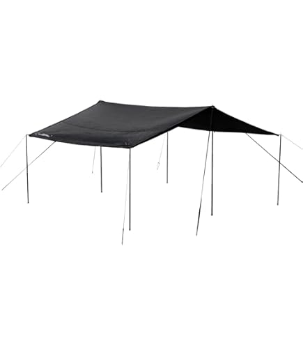 TRAVEL CHECK DAMJANG タープ ブラック Amazon | CAMVIL ZIP-TARP ジッパータープ 5m ブラック