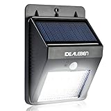ソーラーライト　Ialebende　ソーラーセンサーライト　屋外モーションセンサーランプLEDライト　ワイヤレス　8個LED　庭　ハイキング　キャンプなどに適用　防水緊急非常事態ライト