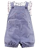 カーターズ Carter's 正規品 花柄Tシャツ+オーバーオール2点セット☆ハート☆ 24M(85-90cm)