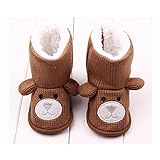 CHD ベビーブーツ　赤ちゃん ソフト ぬいぐるみ 暖かい 防寒対策　快適 ベビー用品 出産祝い　赤ちゃんシューズ　雪靴　雪ブーツ　ベビー シューズ 子供 靴　軽量 滑り防ぐ　柔らかい靴底　ファースト