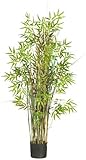 Nearly Natural 6569 Bamboo Grass Silk Plant, 5-Feet, Green by Nearly Natural