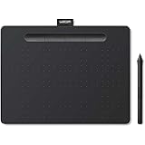 【Amazon.co.jp限定】 ワコム ペンタブレット Wacom Intuos Medium ベーシックお絵かきソフトウェア付き 黒 Androidにも対応 データ CTL-6100/K1