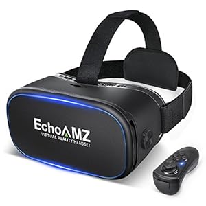 EchoAMZ 3D VRゴーグル Bluetoothコントローラ付属 (ブラック)