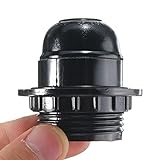 E27 screw es base cap retro vintage black light bulb lamp