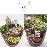 Firlar　植木鉢 多肉植物 観葉植物 カクタス鉢　ミニフェアリーガーデン 室内装飾 誕生日プレゼント 古風　おしゃれ　飾り　フラワーポット　盆栽　ミニ景観