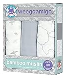 weegoamigo(ウィーゴアミーゴ) おくるみ ガーゼ 3枚 箱入り 3 Pack Bamboo Muslin For the Birds フォーザバード