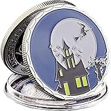 記念コイン ハロウィン 銀メッキ メタル マジック スケアクロウコイン 夜光 ハロウィン イブ コレクションコイン