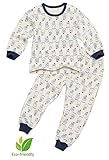 【あるこんたるこん】 ナチュラル コットン ベビー キッズ ルームウェア スノートム 男の子 長袖 キルティング パジャマ (100)
