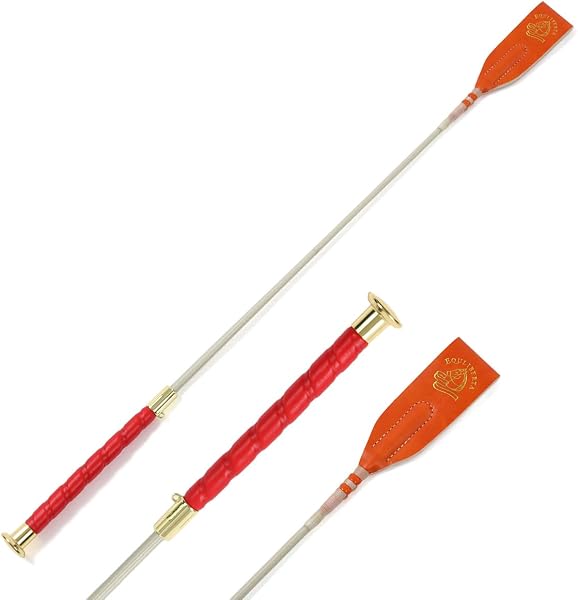 乗馬 短鞭 レザーグリップ短鞭 乗馬用品 馬具 - 1