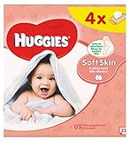 ハギーズの赤ちゃんは柔らかい肌のクアッド56Sを払拭します (Huggies) (x6) - Huggies Baby Wipes Soft Skin Quads 56s (Pack of 6) [並