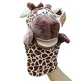 Remeehi ハンドパペット　動物 手 人形 アニマル ハンド パペット 幼児 情操 教育 親子 おもちゃ 知育 人形劇 小道具　物語　しか