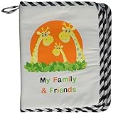 NEW! Baby's My Family & Friends First Photo Album - Cute Giraffe Family Theme! by Genius Baby Toys