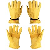 SoarUp 園芸用手袋　ガーデニング手袋　グローブ 園芸用 保護 労働 運転 ガーデニング 調節可能 1ペア (XL)