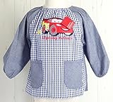 カーズ 子供用 幼児用 スモック ディズニー CARS 100 110 120 130 男児 男の子 (120)