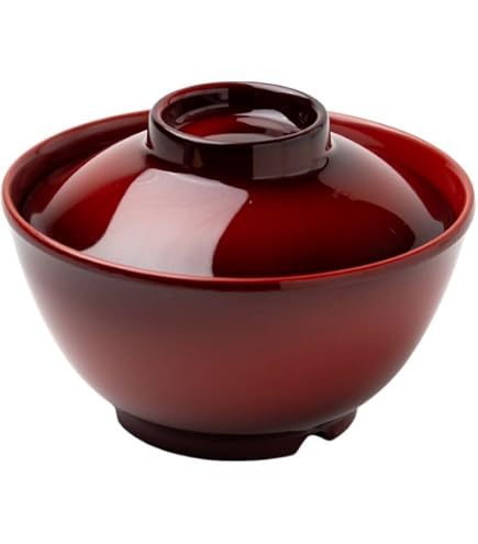 Amazon｜若泉漆器 (小)割子飯器 黒内朱塗 1-224-2｜飯碗 オンライン通販