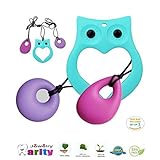 Silicone Baby Teething pendant Nursing - Fashion able Nursing Necklace baby Safe For Mom To Wear,Bes