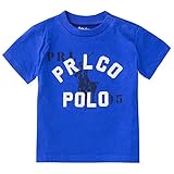 ポロ ラルフローレン ベビー 半袖 Tシャツ GRAPHIC TEE グラフィック Tシャツ 男の子 女の子 (サイズ：12m、カラー：Pure sapphire） Polo Ralph Lauren
