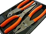 Snap-on スナップオン ペンチセット 3ピース オレンジ PL307ACFO