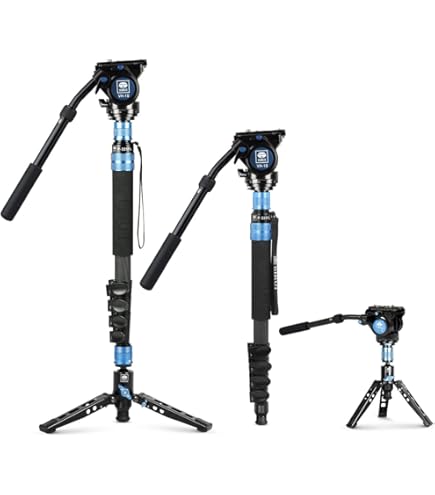 Amazon | Manfrotto 一脚 XPRO フルード ビデオ一脚 カーボン