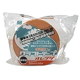 オカモト 環境思いクラフトテープカラー#224WC 50mm×50M オレンジ