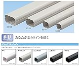 因幡電工 スリムダクトSD SD-77 No.0402 グレー 配管化粧カバー(一般用) 1個