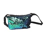 イエススポーツ　レディース　スパンコール　ウエストバッグ　ショルダー　小物入れ　化粧品収納　キラキラ