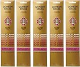 【5個セット】 GONESH(ガーネッシュ) お香 インセンス スティック エクストラリッチ ブラックチェリー 20本入