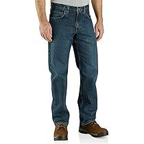Amazon | [カーハート] RELAXED-FIT TAPERED JEAN [W32 x L30