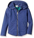 Splendid Little Boys' Toddler Zip Up Hoodie Navy 4T [並行輸入品]
