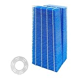 B&A H060519加湿機交換用 制菌気化フィルター HD-1500F HD-151 HD-152 HD-153 HD-154 HD-1800F HD-181 HD-182 HD-183 HD-184 HD-2400F HD-242 HD-243 HD-244 と互換加湿器用交換フィルター 2枚入り (2枚) H011500 Ag+抗菌アタッチメント (H011502,H011503対応)