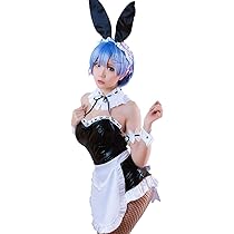 P③2 レディース ゼロから始める異世界生活 レム バニーガール コスプレ 黒 P③2 レディース ゼロから始める異世界生活 レム バニーガール