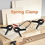 10ピース/ロット3インチプラスチックaタイプ黒多機能プラスチックスプリングクランプクリップdiy木工ツール