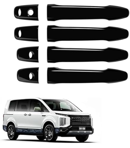 Amazon | BRIGHTZ デリカD:5 CV メッキドアハンドルカバーノブ サテン